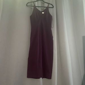 Dress the Population Lyla Crepe Sheath Dress - Medium - PLUM